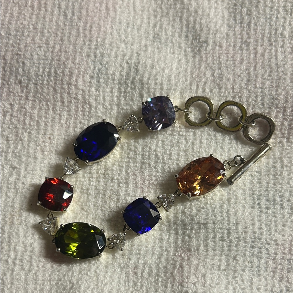 Nataliya V Collister (NVC) multicolored bracelet‎ toggle closure